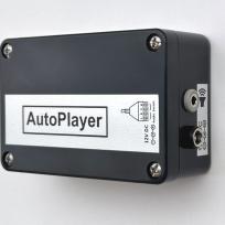 Autoplayer, out door suitable audio player in plastic housing