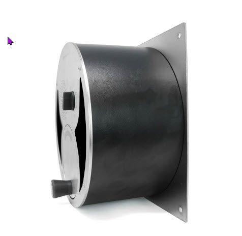 Crank handle for insertion into a wall