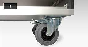 Heavy duty castors