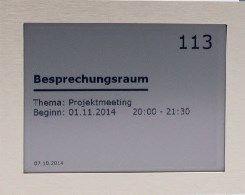 Digital signage for a meeting room