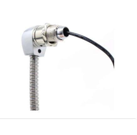 Screw connection of the armored cable