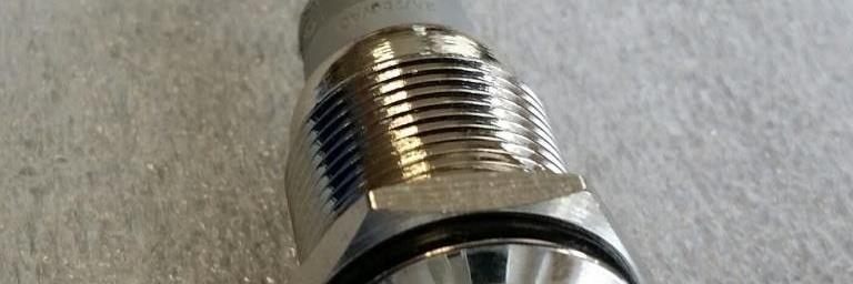 Push-button with cable and plug