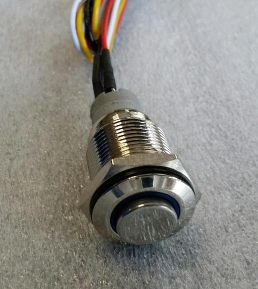 Push-button with cable and plug Push-button with cable and plug